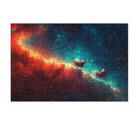 Puzzle 2000 Pièces Adultes, Puzzle 2000 Pieces Aurore, Noël Puzzles Adulte avec Une Boîte d'emballage Exquise, Jeux Educatifs, Grand Puzzles en Bois pour Cadeau Femme Tableau Decoration Murale -1717