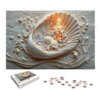 Puzzle 2000 Pièces Adultes, Puzzle 2000 Pieces Coquille pour Adultes, Grand Puzzles Bois Fleur avec Boite, Jeu de Concentration pour Toute la Famille, Décoration Maison, Cadeau Femme/Homme, -6065