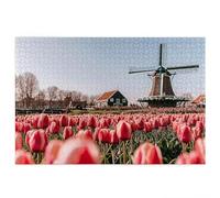 Puzzle 2000 Pièces Adultes, Puzzle 2000 Pièces Fleur pour Adultes et Enfants à Partir de 14 Ans, Jeu de Concentration, Puzzles Moulin À Vent avec Boite, Décoration Murale, Cadeau Femme/Homme, -3625