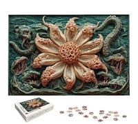 Puzzle 2000 Pièces Adultes, Puzzle 2000 Pieces Fleur pour Adultes, Grand Puzzles Bois Mandala avec Boite, Jeu de Concentration pour Toute la Famille, Décoration Maison, Cadeau Femme/Homme, -7267