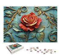 Puzzle 2000 Pièces Adultes, Puzzle 2000 Pieces Rose pour Adultes, Grand Puzzles Bois Fleur avec Boite, Jeu de Concentration pour Toute la Famille, Puzzles pour Décoration Maison, Cadeau Femme, -5799