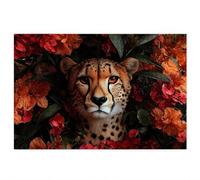Puzzle 2000 Pièces Adultes, Puzzle Animaux pour Adulte, Grand Puzzles Bois avec Boite Cadeau 100x71cm, Jeu de Concentration pour Adultes, Decoration Noel, Idee Cadeau Femme Homme, Thème: Léopard, W-31