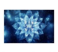 Puzzle 2000 Pièces Adultes, Puzzle Bleu pour Adulte, Grand Puzzles Bois avec Boite Cadeau 100x71cm, Jeu de Concentration pour Adultes, Decoration Noel, Idee Cadeau Femme Homme, Thème: Mandala, V-63