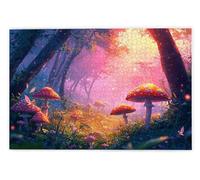 Puzzle 2000 Pièces Adultes, Puzzle Champignon pour Adulte, Puzzles Bois avec Boite Cadeau, Jeu de Concentration pour Adultes, 2000 Pièces Puzzles pour Décoration Murale Maison, Cadeau Femme, W-80