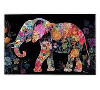 Puzzle 2000 Pièces Adultes, Puzzle Éléphant pour Adulte, Grand Puzzles Bois avec Boite Cadeau, Jeu de Concentration pour Adultes, 2000 Pièces Puzzles pour Décoration Murale Maison, Cadeau Femme, O-92