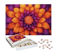 Puzzle 2000 Pièces Adultes, Puzzle Fleur pour Adulte et Enfants, Grand Puzzles Bois avec Boite, Jeu de Concentration pour Adultes, 2000 Pièces Puzzles Mandala pour Décoration Murale, Cadeaux, -6832