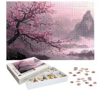 Puzzle 2000 Pièces Adultes, Puzzle Fleurs de Cerisier pour Adulte et Enfants, Grand Puzzles Bois avec Boite, Jeu de Concentration pour Adultes, 2000 Pièces Puzzles Paysage pour Décoration Noël H-3604