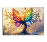 Puzzle 2000 Pièces Adultes, Puzzle Papillon pour Adulte Débutant, 100x70 cm Grand Puzzles Magie avec Boite, Jeu de Concentration pour Adultes, Puzzles Bois pour Décoration Maison, Cadeau Femme, -1978