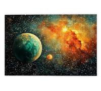 Puzzle 2000 Pièces Adultes, Puzzle Univers pour Adulte, Grand Puzzles Bois avec Boite Cadeau, Jeu de Concentration pour Adultes, 2000 Pièces Puzzles pour Décoration Murale Maison, Cadeau Femme, M-4