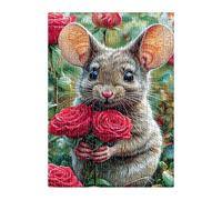 Puzzle 2000 Pièces Adultes Rouge Rose Hamster 100x70 cm Jeu Éducatif Jeu de Création et Logique Concentration, Cadeau Garcon et Fille, Puzzle Adulte 2000 Pièces