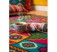Puzzle 2000 pièces Adultes, Tapis coloré Puzzle Classiques 2000 pièces, 100x70cm Puzzles Impossible Difficile avec Poster, Magnifique Décoration Puzzle et Cadeaux Relaxant