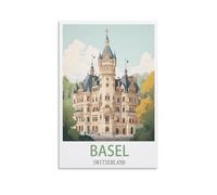 Puzzle 2000 pièces, Affiches de Bâle Suisse, Puzzles pour Adultes, œuvres d'art, décoration Murale, Puzzle Stimulant pour Jeux en Famille, 100 x 70 cm