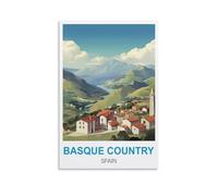 Puzzle 2000 pièces, Affiches du Pays Basque Espagnol, Puzzles pour Adultes, œuvres d'art, décoration Murale, Puzzle Stimulant pour Jeux en Famille, 100 x 70 cm