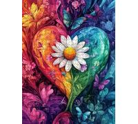 Puzzle 2000 Pièces, Amour ChrysanthèMe Adultes Puzzle 2000, Classique Jigsaw Puzzles, Jeu Éducatif Puzzles, Défi Impossible, Jeu D'adresse pour Toute la Famille, Décoration de la Les Murs BXHZW4-9