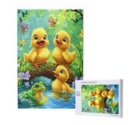 Puzzle 2000 Pieces Animal Grand Puzzle Classiques en Bois pour Adultes, Jeux Amusants/Colorés/Impossible/Difficiles, Cadeau d'anniversaire de Festivals pour la Famille Amis Cadeaux, Canard M-1261
