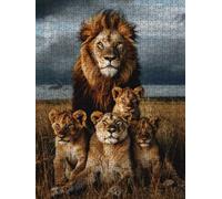 Puzzle 2000 Pièces, Animaux Lion Adultes Puzzle 2000, Jeu Éducatif Puzzles, Classique Jigsaw Puzzles, Défi Impossible, Jeu D'adresse pour Toute la Famille, Décoration de la Les Murs FNKL4-279