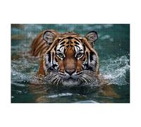 Puzzle 2000 Pieces Animaux, Puzzle Tigre Adulte, Puzzles Classiques Jeux Educatifs pour Activité Familiale, Qualité Supérieure Puzzles en Bois avec Boite Cadeau Homme Cadeau Femme, Decoration -2490