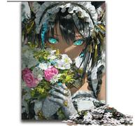 Puzzle 2000 pièces Anime Flower Girl pour Adultes et Adolescents, Art intéressant, réduction du Stress, liste de souhaits avec Père Noël, pour Les 14 Ans (70x100cm)