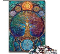 Puzzle 2000 pièces Arbre de Vie, Art intéressant, réduction du Stress, liste de souhaits avec Père Noël, pour Les 14 Ans (70x100cm)