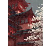 Puzzle 2000 Pièces, Architecture & Fleur Puzzle en Bois Durable 1T#1902