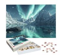 Puzzle 2000 Pièces Aurore, Puzzle 2000 Pièces Adultes et Enfants, Puzzles Bois avec Une Boîte d'emballage Exquise, Jeu Éducatif Puzzles Paysage, Decoration Maison, Cadeau Femme, Cadeau Homme, -7807