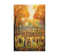 Puzzle 2000 Pieces Automne Puzzle Paysage 2000 Pièces Grand Adultes Difficile Jigsaw en Bois avec Boîte Cadeau, DIY Challenge Impossible Créatif Jeu pour Adulte, Decoration Maison 99x70cm D-1601