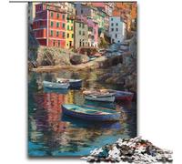 Puzzle 2000 pièces avec Vue sur la Ville en Bord de mer pour Adultes et Adolescents, Jouet éducatif Amusant, Jeux familiaux, décoration d'intérieur Unique (70x100cm)