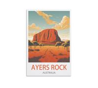 Puzzle 2000 pièces, Ayers Rock Australie Posters Puzzle 2000 pièces Puzzle en Bois Jouet éducatif pour Enfants Adultes Jeu de décompression familiale 100x70 cm