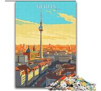 Puzzle 2000 pièces Berlin Travel, à partir de 14 Ans Chaque pièce est Unique Un Jeu Amusant et Stimulant pour Toute la Famille 70x100cm