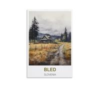 Puzzle 2000 pièces, Bled, Slovénie. Puzzle 2000 pièces pour Adolescents et Enfants. Jeu de réflexion Stimulant. 100 x 70 cm.