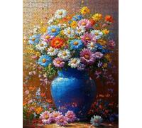 Puzzle 2000 Pièces, Bouquet De Fleurs ColoréEs Adultes Puzzle, Classique Jigsaw Puzzles, Défi Impossible, Jeu D'adresse pour Toute la Famille, Jeu Éducatif Puzzles, Décoration de la Maison DX0YL4-113