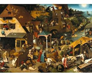 Puzzle 2000 pièces - Brueghel Pieter : Proverbes Flamands, 1559