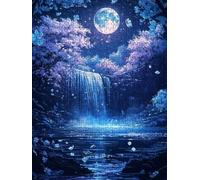 Puzzle 2000 Pièces, Cascade éToiléE Adultes Puzzle 2000, Classique Jigsaw Puzzles, Jeu Éducatif Puzzles, Défi Impossible, Jeu D'adresse pour Toute la Famille, Décoration de la Les Murs BXHZW4-954
