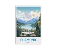 Puzzle 2000 pièces, Chamonix, France. Puzzle 2000 pièces pour Adultes, Puzzle à Peindre, Puzzle Stimulant à réaliser soi-même, 100 x 70 cm.