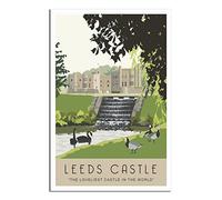 Puzzle 2000 pièces, Château de Leeds, Kent, Puzzle Classique 3D à Monter soi-même, Jouet en Papier, Cadeau Unique, décoration intérieure, 100 x 70 cm