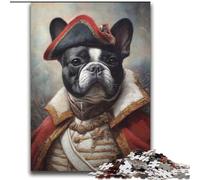 Puzzle 2000 pièces Chien rétro, Anti-Stress, Vacances à la Maison, avec Affiche et fiche de Questions-réponses Assorties (70x100cm)