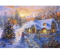 Puzzle 2000 pièces - Christmas Cottage