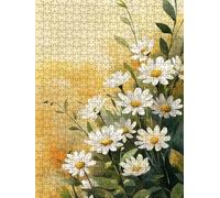 Puzzle 2000 Pièces, ChrysanthèMe Blanc Adultes Puzzle 2000, Classique Jigsaw Puzzles, Jeu Éducatif Puzzles, Défi Impossible, Jeu D'adresse pour Toute la Famille, Décoration de la Les Murs BXHZW4-42