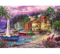 Puzzle 2000 pièces - Chuck Pinson - Sledding to Town