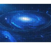 Puzzle 2000 Pieces, Ciel éToilé Bleu Puzzle Adultes, Puzzles Bois avec Une Boîte d'emballage Exquise, Impossible Classique Jigsaw, Jeu Éducatif Puzzles, Décoration Murale Cadeau Unique R5KH-515