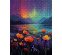 Puzzle 2000 Pièces, Ciel éToilé Coloré Adultes Puzzle 2000, Jeu Éducatif Puzzles, Classique Jigsaw Puzzles, Défi Impossible, Jeu D'adresse pour Toute la Famille, Décoration de la Les Murs FNKL4-146