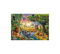 Puzzle 2000 pièces CLEMENTONI High Quality The African Gathering 97,5 x 66,8 cm Multicolore
