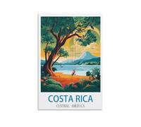 Puzzle 2000 pièces, Costa Rica, Amérique Centrale, en Bois, 100 x 70 cm. Jeu éducatif et Relaxant pour Toute la Famille.