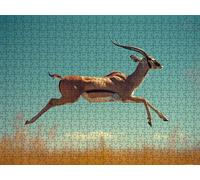 Puzzle 2000 Pieces, Courir L'Antilope Puzzle Adultes, Puzzles Bois avec Une Boîte d'emballage Exquise, Impossible Classique Jigsaw, Jeu Éducatif Puzzles, Décoration Murale Cadeau Unique R5KH-40
