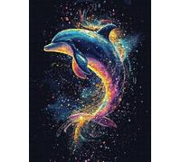 Puzzle 2000 Pièces, Dauphin De RêVe Adultes Puzzle, Classique Jigsaw Puzzles, Défi Impossible, Jeu D'adresse pour Toute la Famille, Jeu Éducatif Puzzles, Décoration de la Maison DX0YL4-689