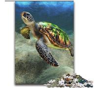 Puzzle 2000 pièces Diamond Turtle, Anti-Stress, pour Passer Le Temps à la Maison, avec Affiche et fiche de Questions-réponses Assorties (70x100cm)