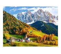 Puzzle 2000 pièces : Église St. Madeleine, Dolomites Castorland G