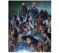 Puzzle 2000 pièces en Bois Assemblage The Walking Dead Affiche du Film pour Adultes Jeux Jouets éducatifs 70x100CM