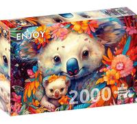 Puzzle 2000 pièces ENJOY - Koala Kuddles (Enjoy-2231)