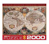 Eurographics Puzzle Antique World Map 2000 pièces